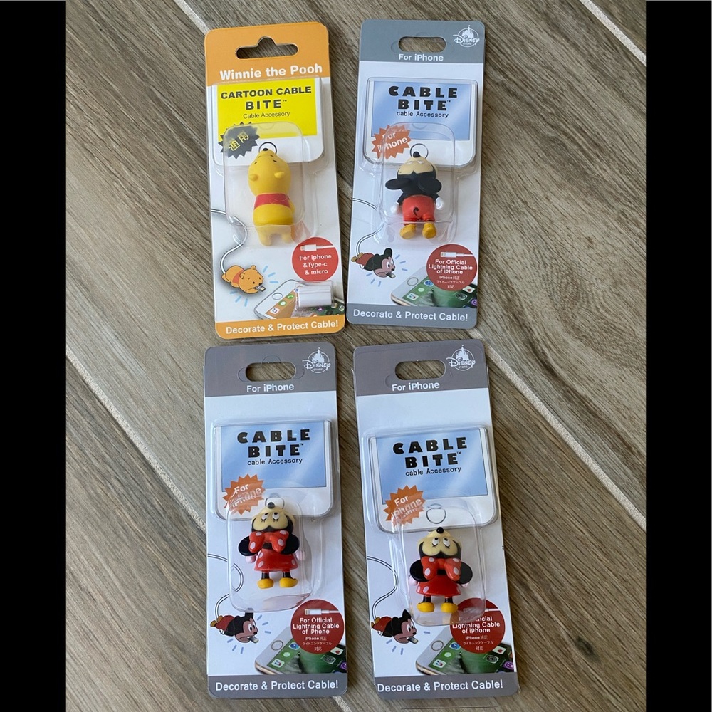 NEW Disney Character Cable Bites